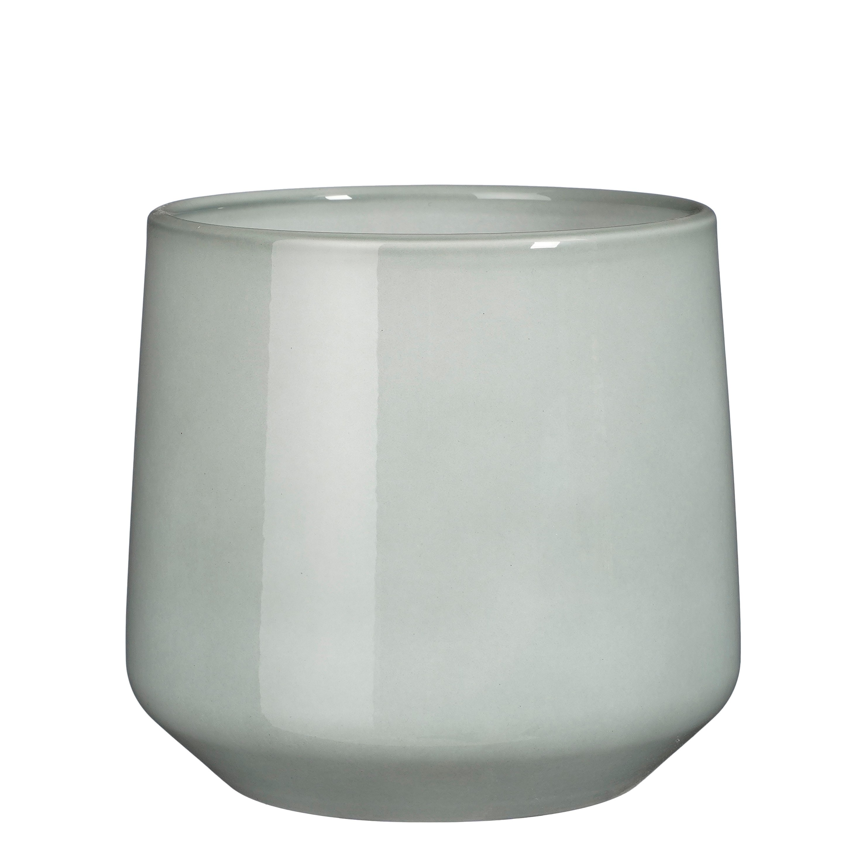 VASO AMB. D23,5 H21CM. LUCIDO GRY