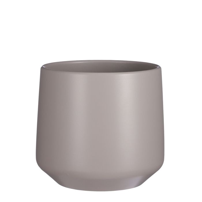 VASO AMB. D28 H26CM. OPACO TAUPE