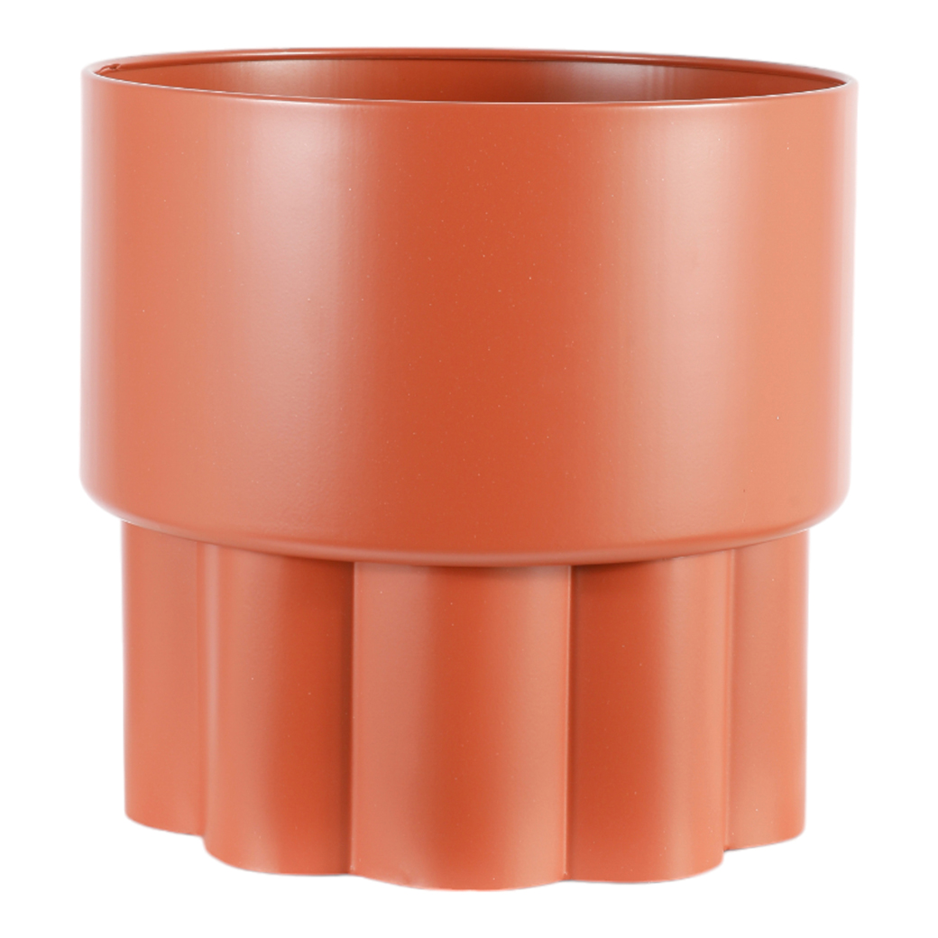VASO METALLO D31 H30CM. ARANCIO
