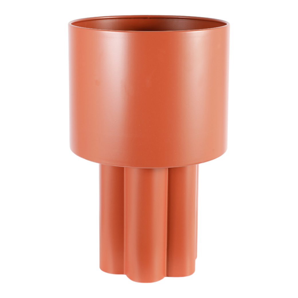 VASO METALLO D28 H44CM. ARANCIO