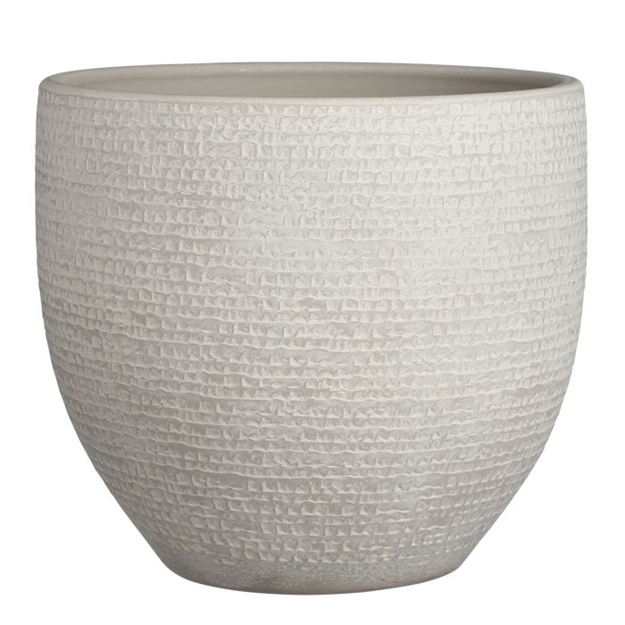 VASO TONDO RUVIDO H26 D29CM.