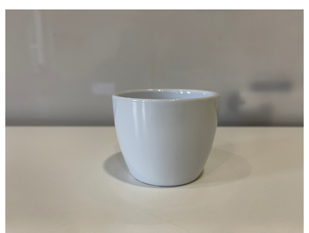 VASO TONDO PER PIANTE D7CM. BIANCO