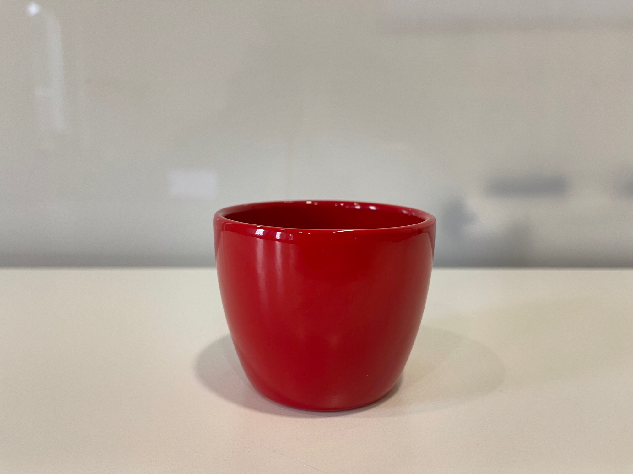 VASO TONDO PER PIANTE D7CM. ROSSO