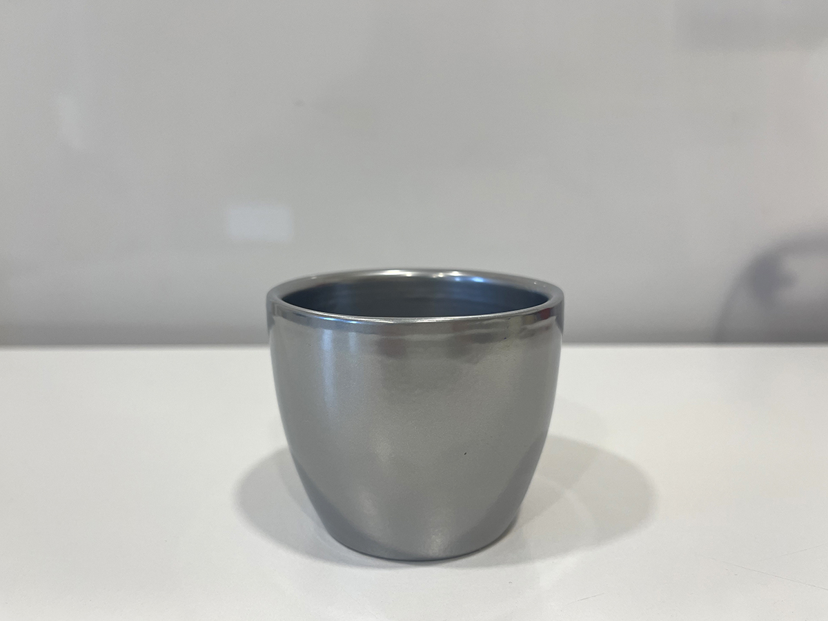 VASO PER PIANTE D7CM. ARG. MET.