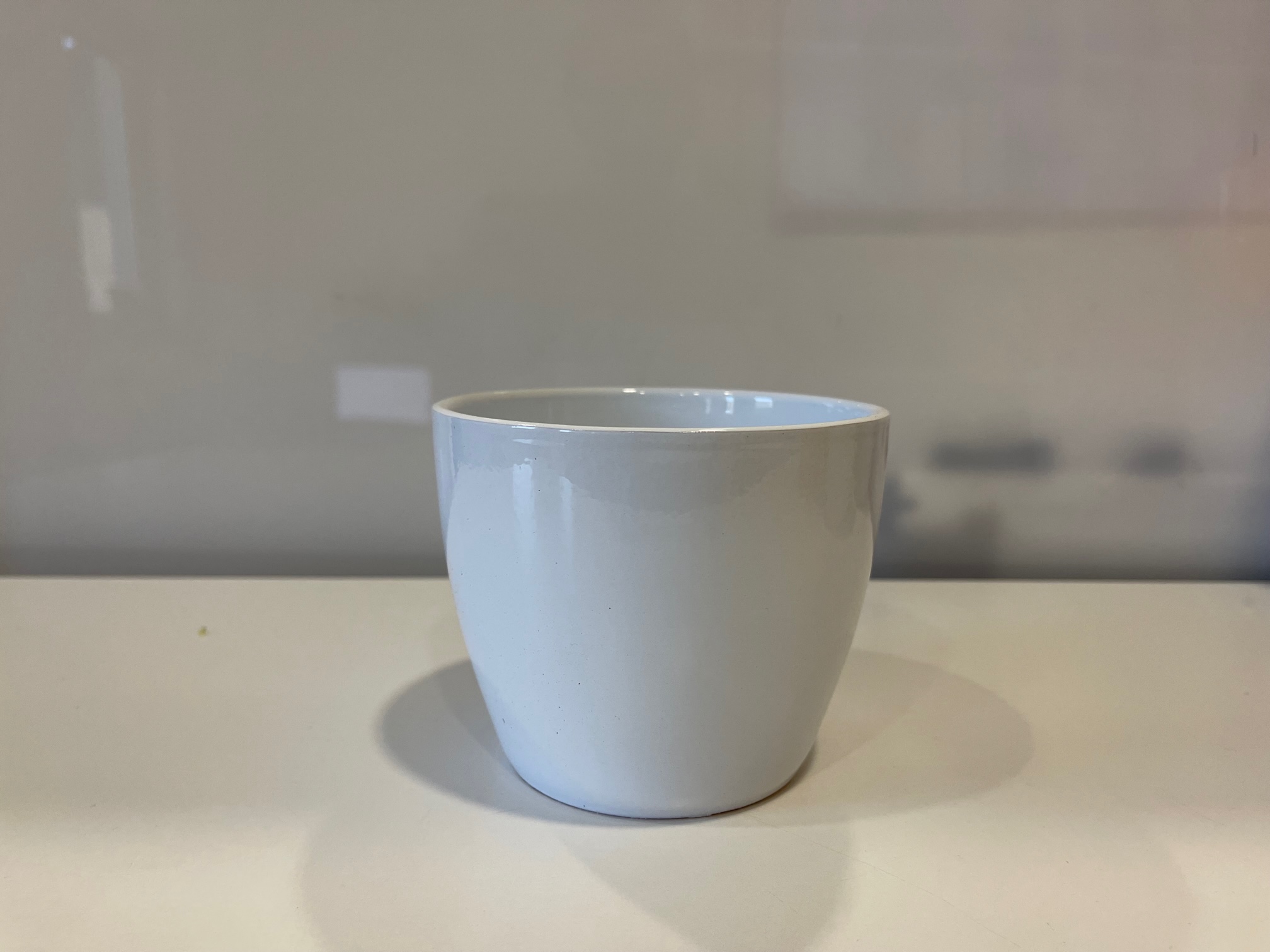 VASO PER PIANTE D11CM. BIANCO