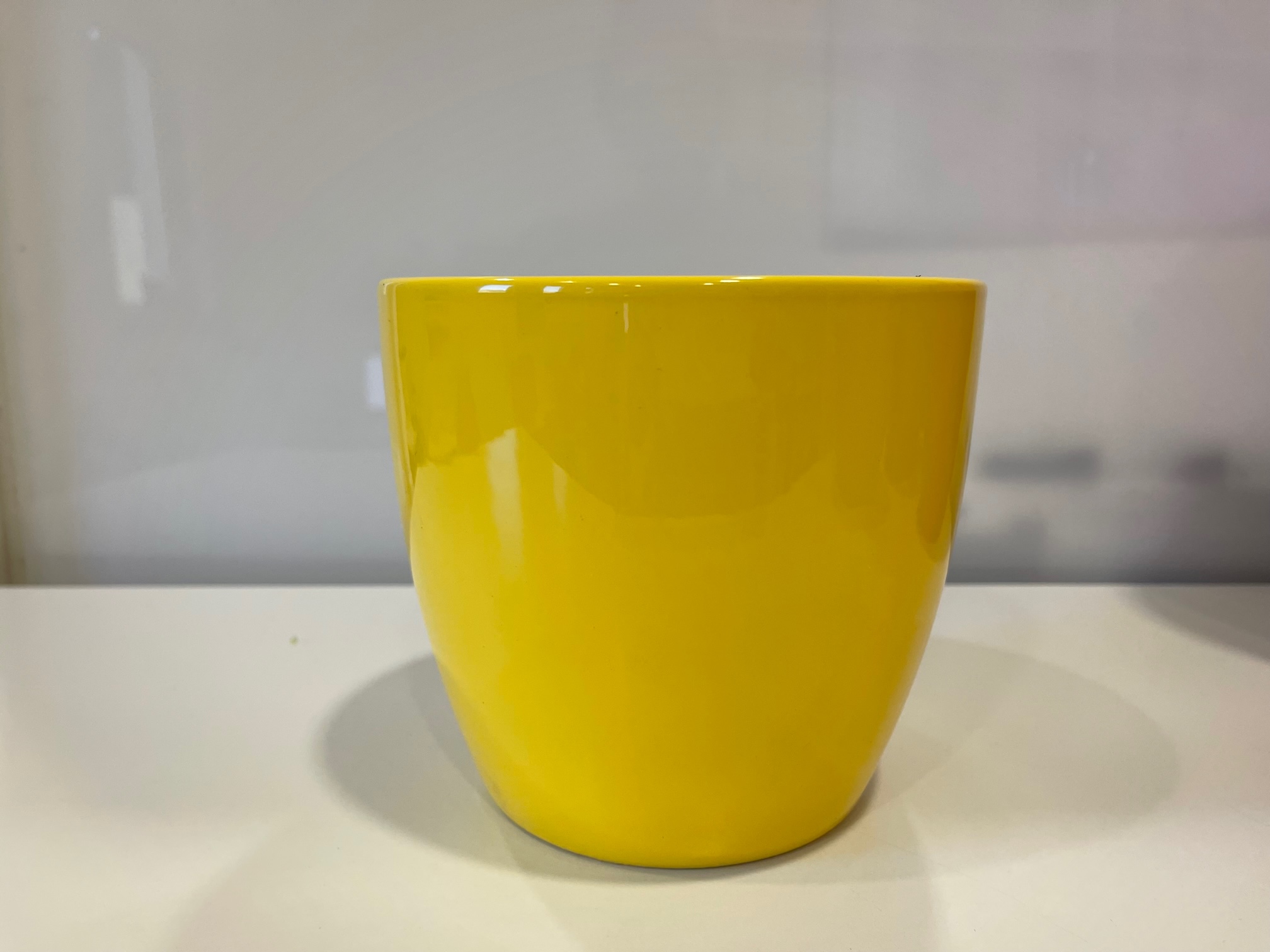 VASO PER PIANTE D19CM. GIALLO