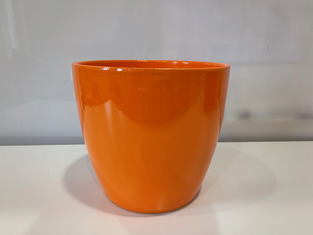 VASO PER PIANTE D19CM. ARANCIO