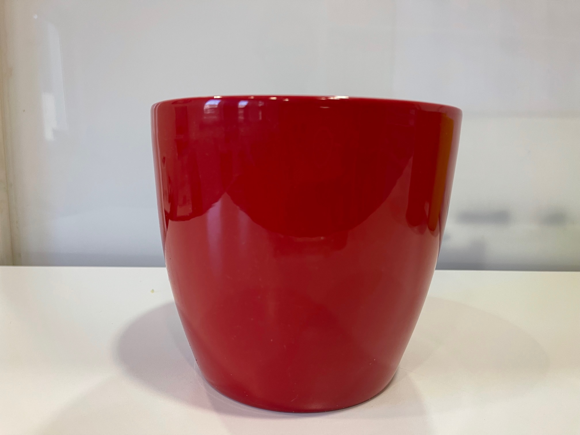 VASO PER PIANTE D22CM. ROSSO