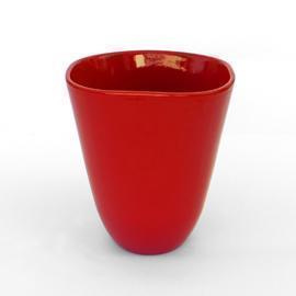 VASO PER ORCHIDEA D12CM. ROSSO