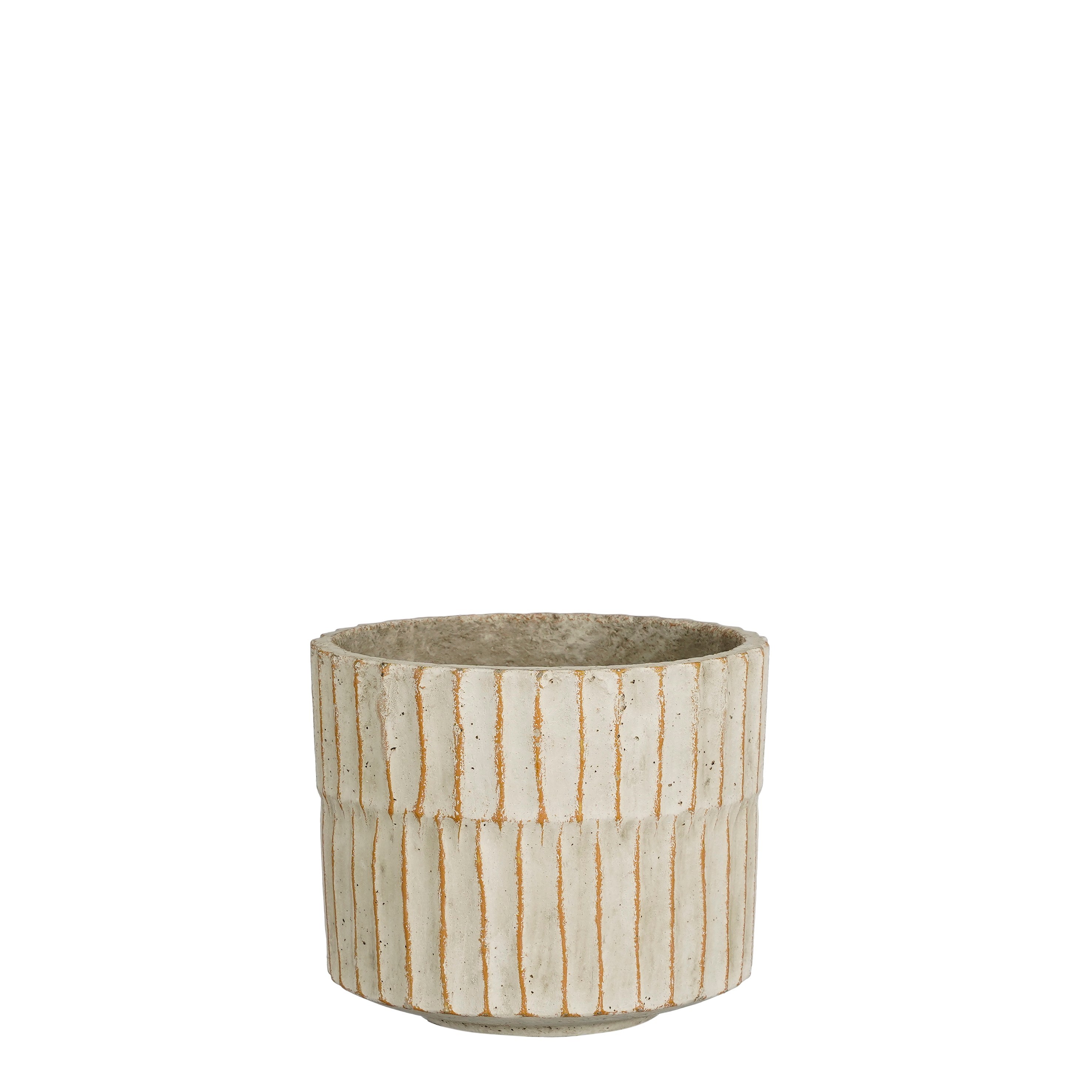 VASO APIR. H12,5 D15,5CM. BEIGE