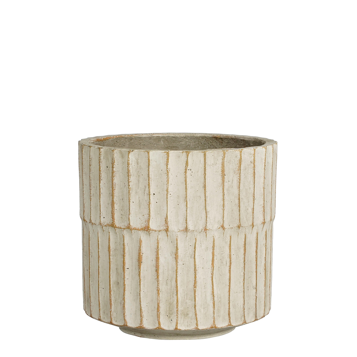 VASO APIR. H19 D20CM. BEIGE