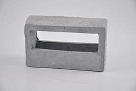 VASO CEMENTO H12,5 7X21,5 GRIGIO