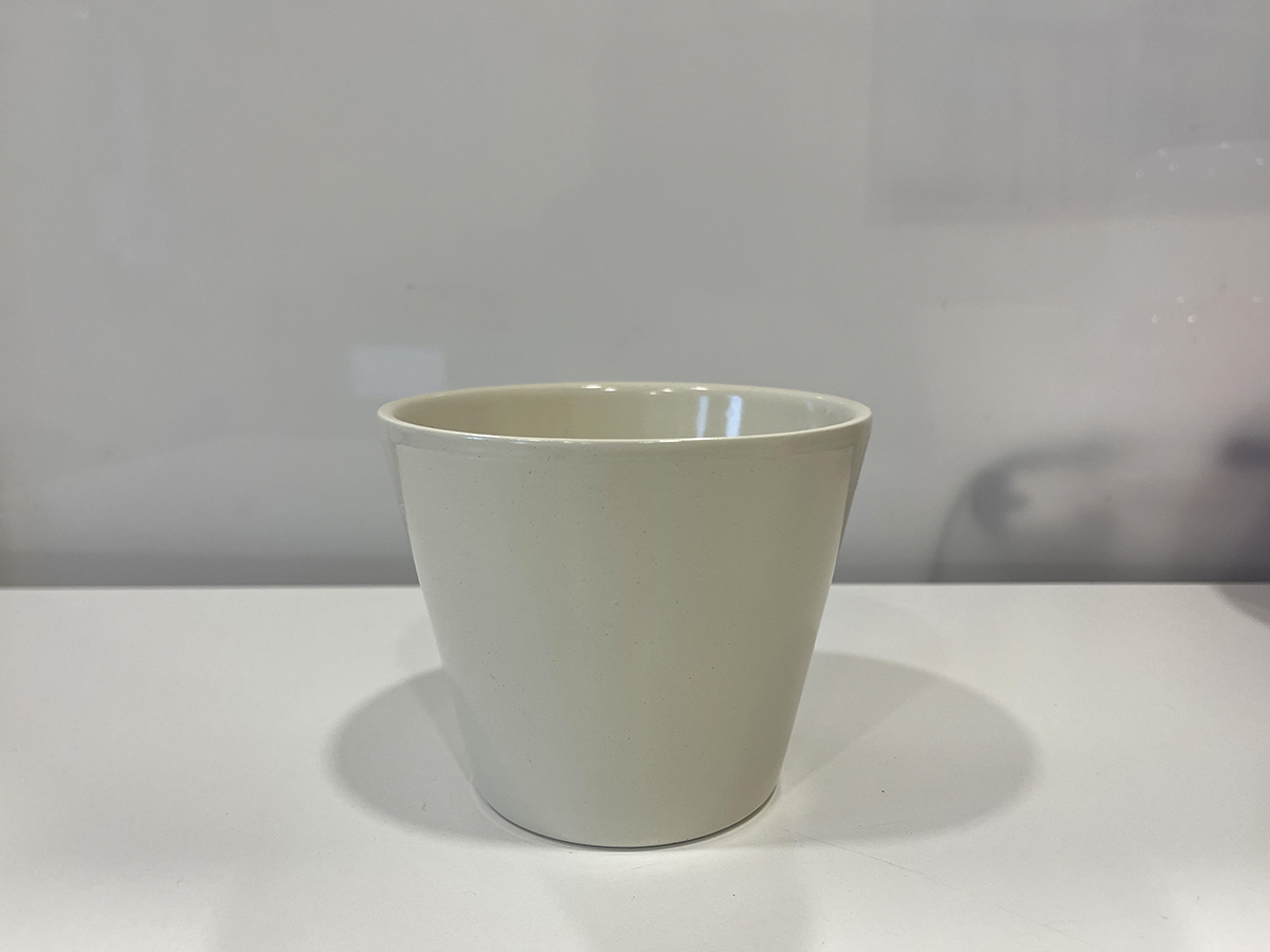 VASETTO PER ORCHIDEA D11CM. PANNA