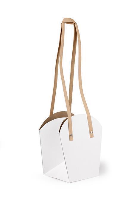 BORSA CARTA IMPERM. H12 X11CM. 10PZ. BIANCO