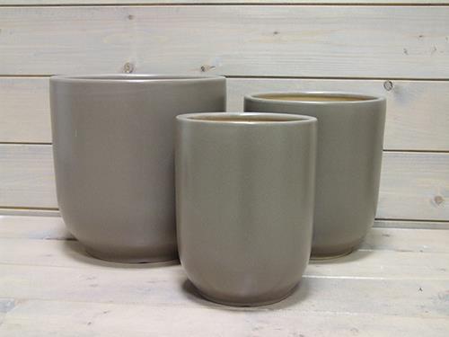 VASO TND S/3PZ. D29-24-19 H30-27-25CM. TORT.