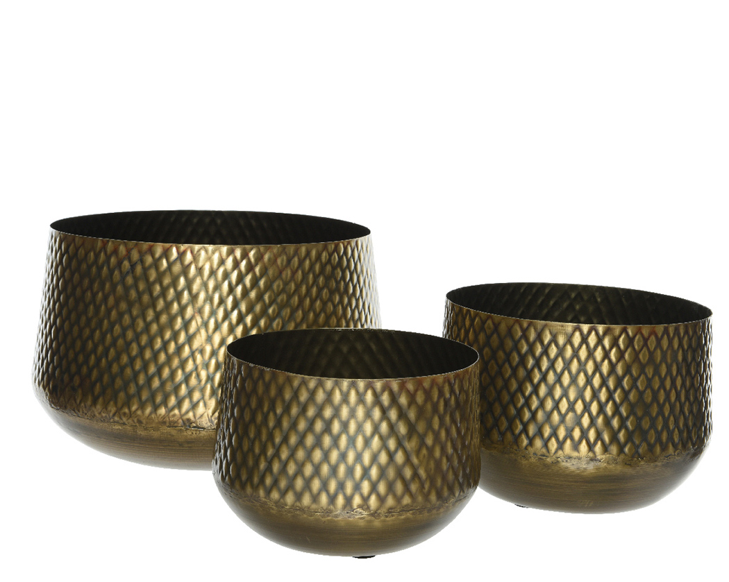 PORTAPIAN.ZINCO S/3PZ D19-22-30 H13-15-20CM.