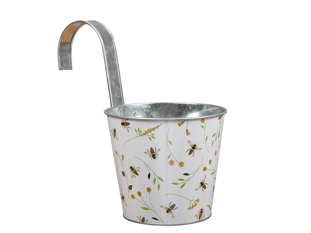VASETTO LATTA C/GANCIO D16 H14CM. API