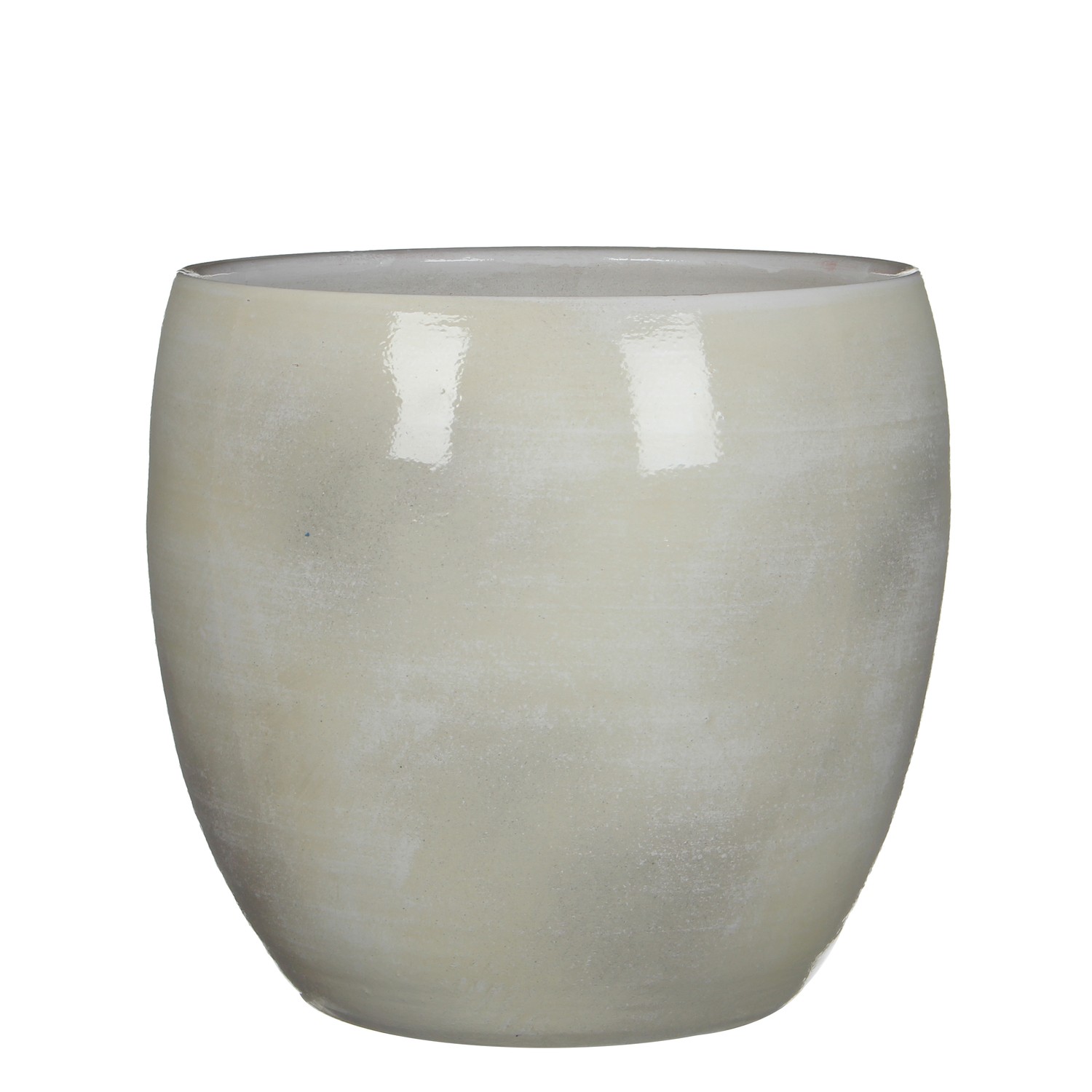 VASO LESTER D33 H31CM. GRIGIO LUCIDO