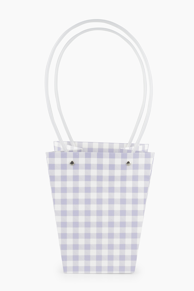 BORSA VICHY IMPERM. H20 11,5X17CM. 8PZ. LILLA