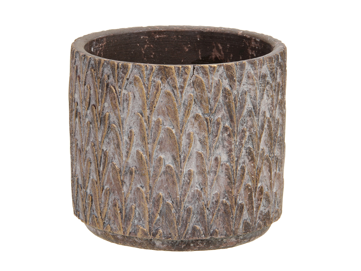 VASO CEM. D11,5 H10CM. ANTIQUE