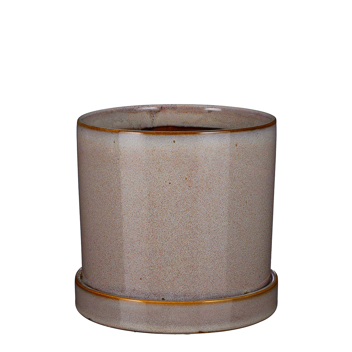 VASO INGE. C/SOTTOV. H17,5 D19,5CM. GRY