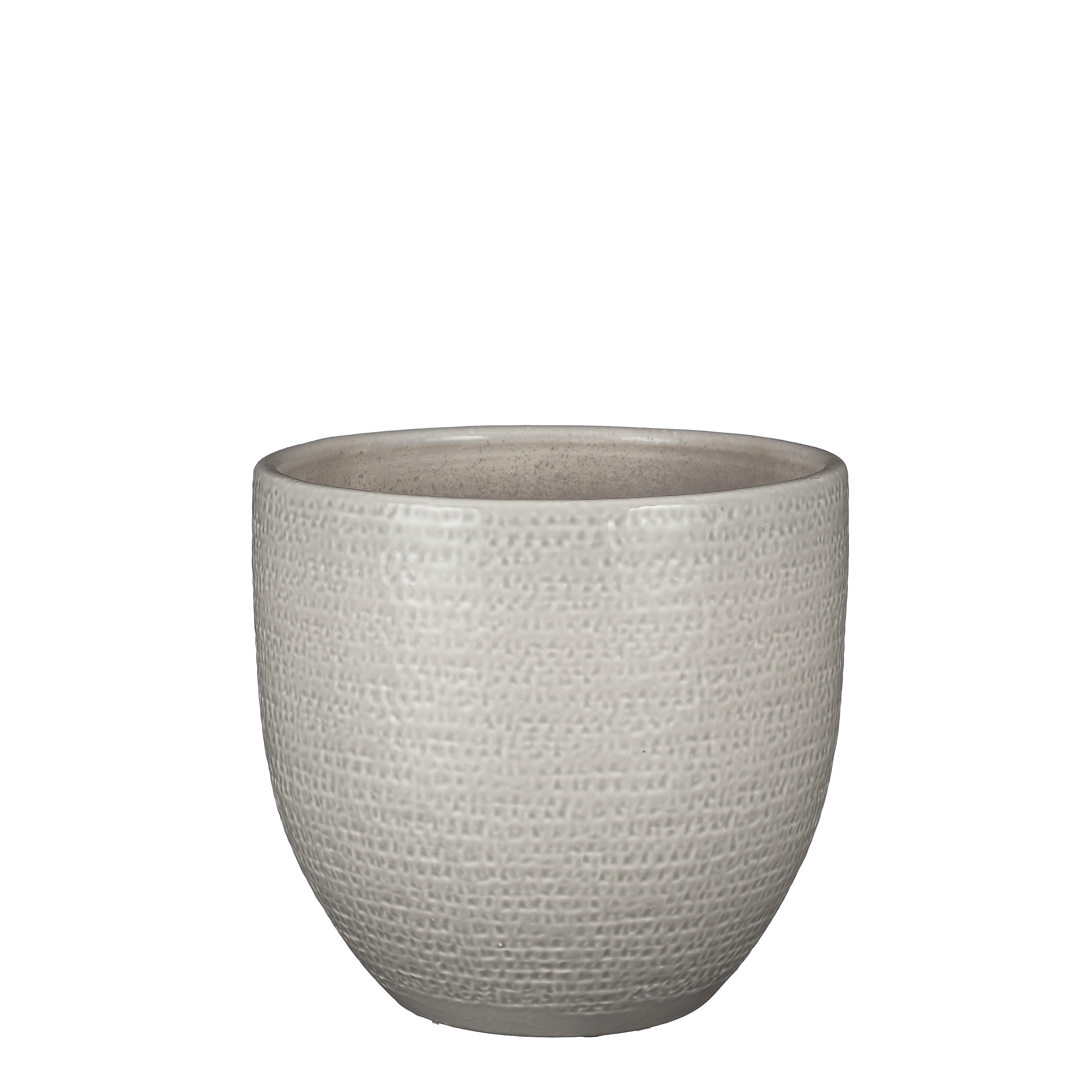 VASO CARRI. D24 H22CM. GREY GL.