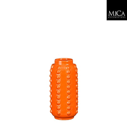 VASO BOAZ D8 H18CM. 2PZ. ARANCIO + ROSA