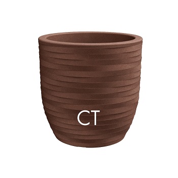 VASO RHEA ELEGANCE D40 H40CM. CORTEN
