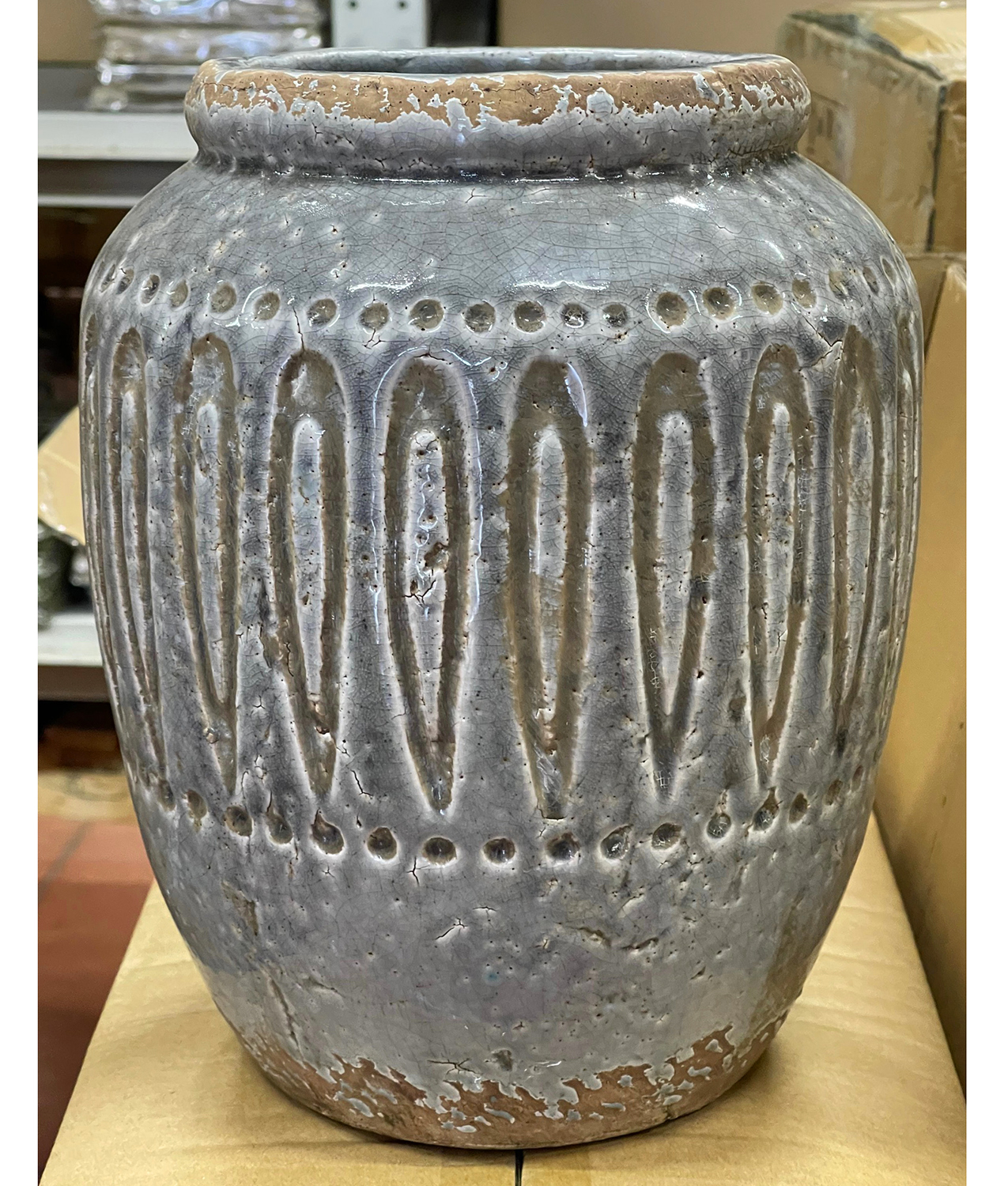 VASO TERRACOTTA D22,5 H27,5CM. AVION
