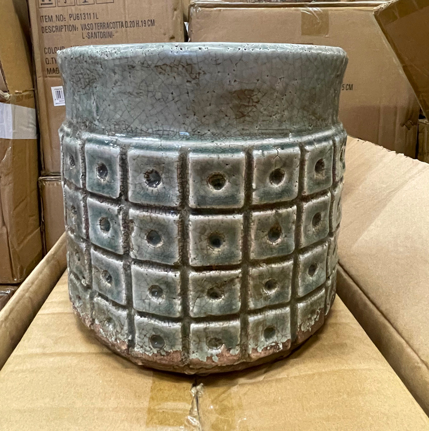 VASO TERRACOTTA D20 H19CM. SALVIA