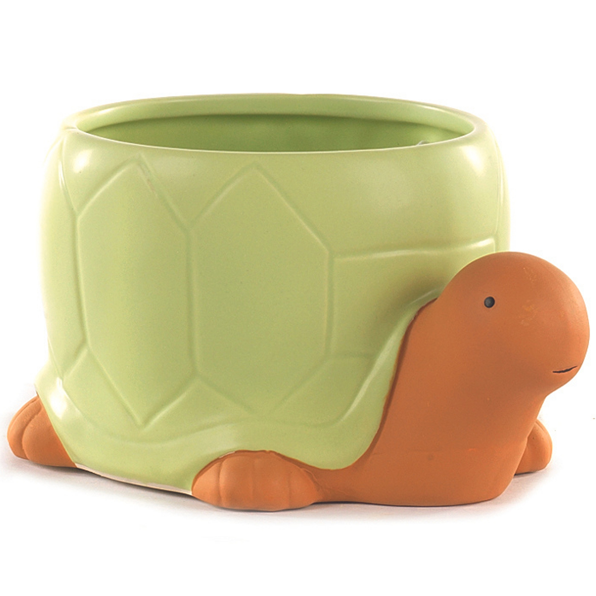 VASO TARTARUGA CERAM. D19X11,5 H9,5CM. 2PZ.