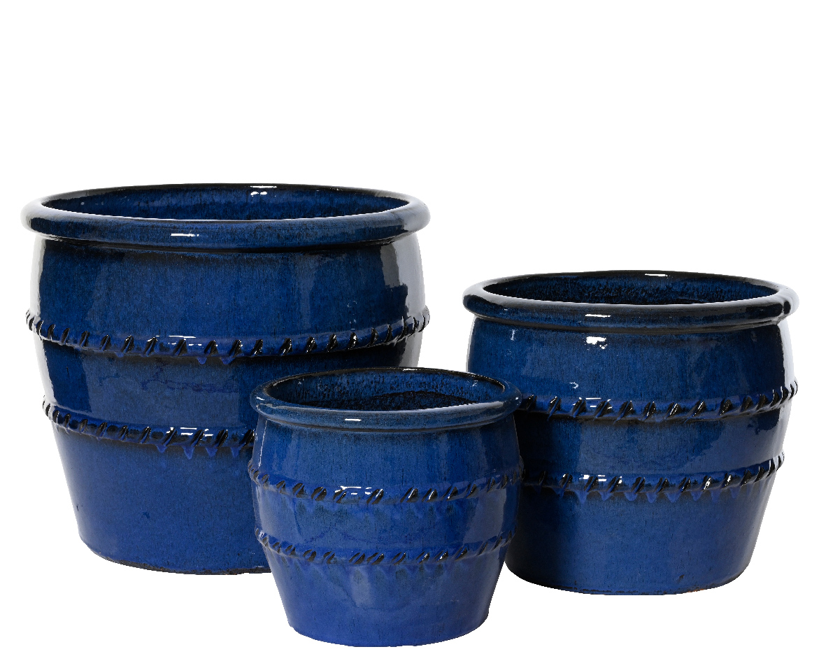 VASI TERRAC.S/3PZ. D28-37-47 24-31,5-40CM. BLU