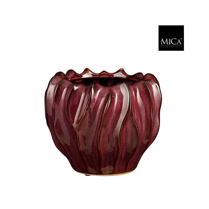 VASO THOM D23,5 H19CM. PURPLE