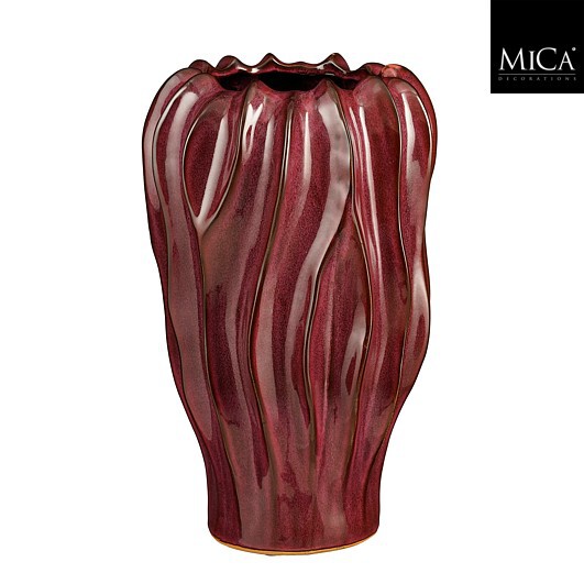 VASO THOM D22 H35CM. PURPLE