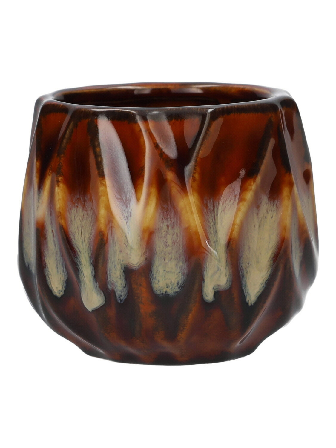 VASO KEVIN D7,7/8,8 H7,5CM. 6PZ. COL.ASS.