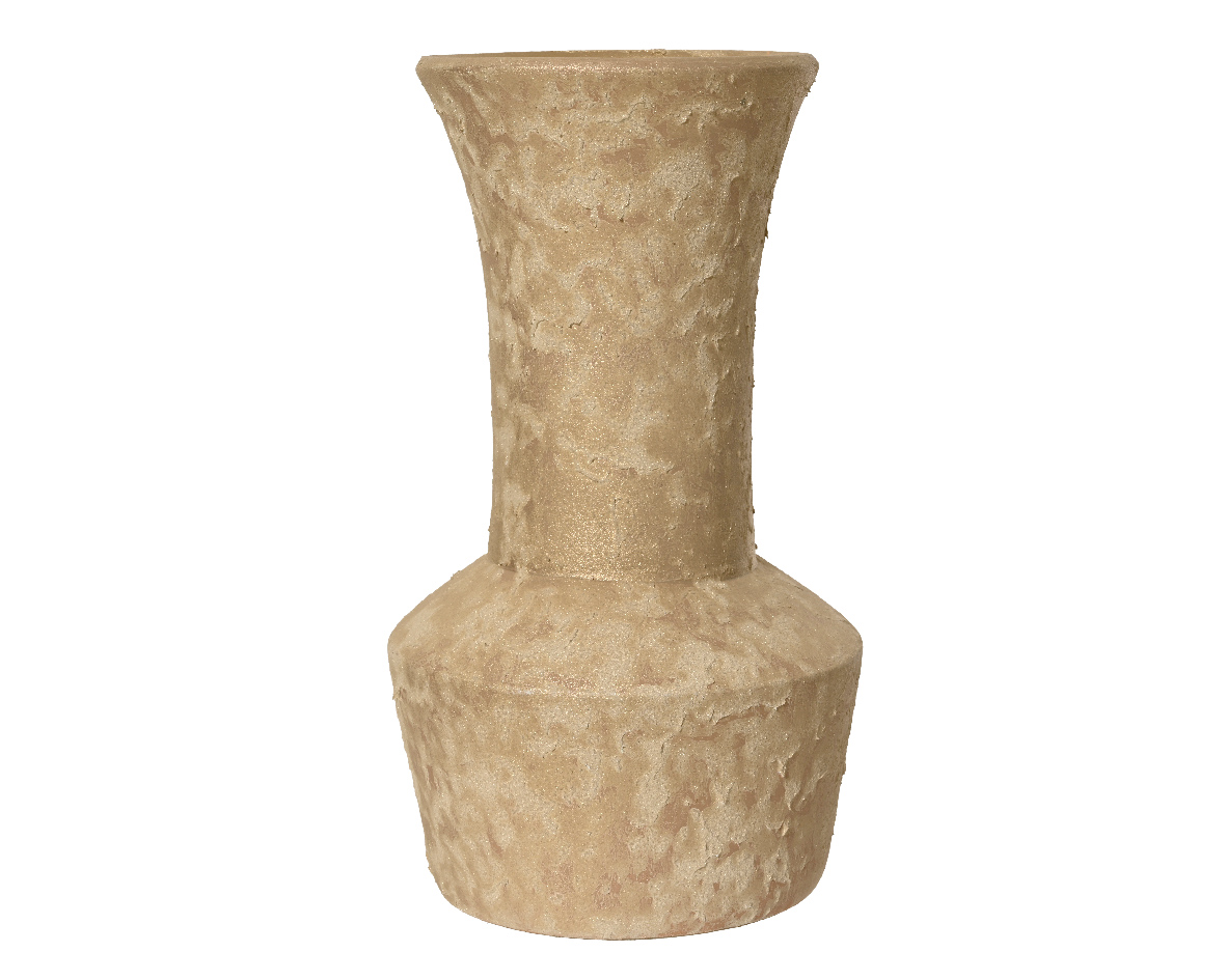 VASO TERRAC.INTERNO GLITT.GOLD D16 H30CM. CHAMP.