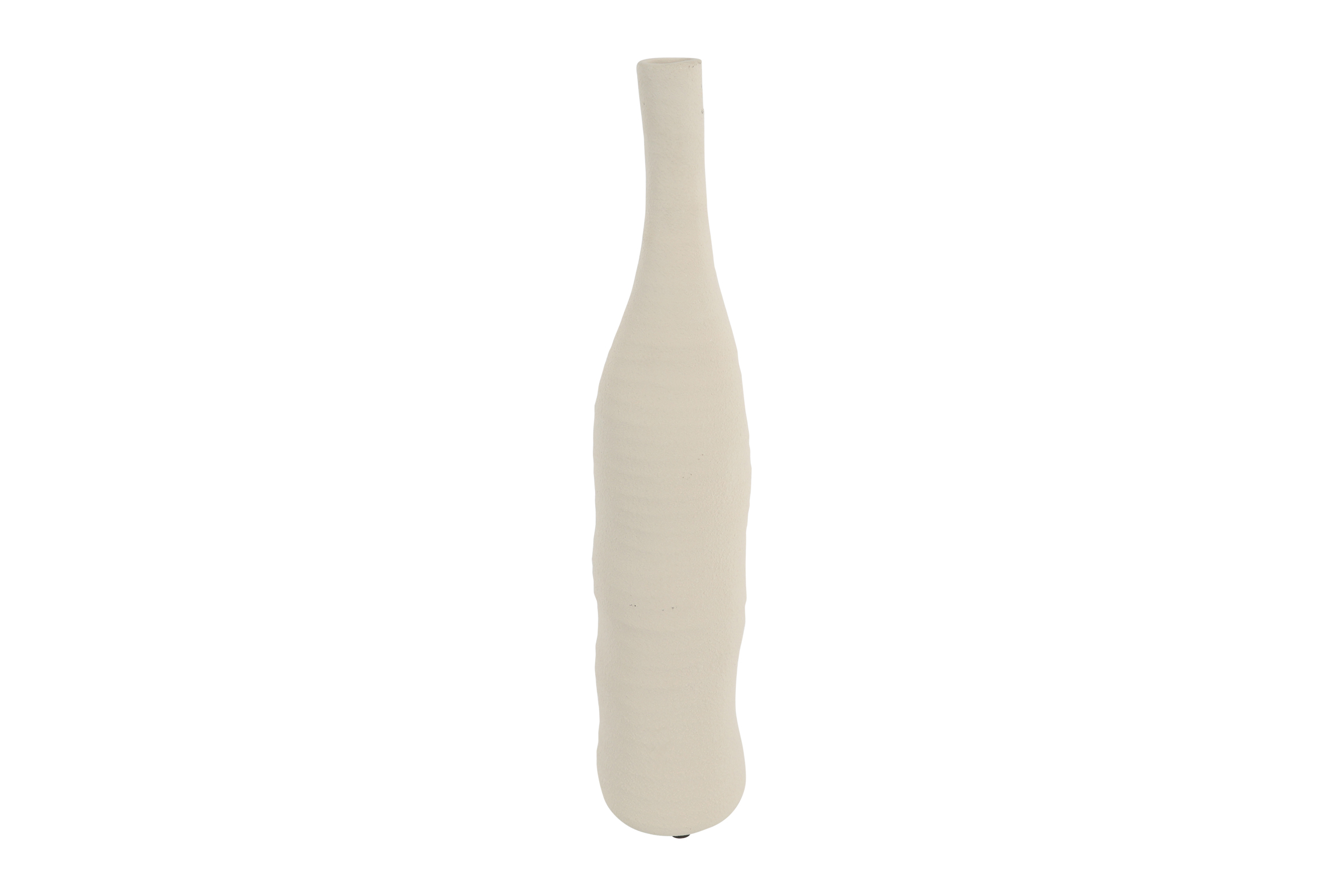VASO BOTTIGLIA TERRAC. D12 H59,5CM. CREMA