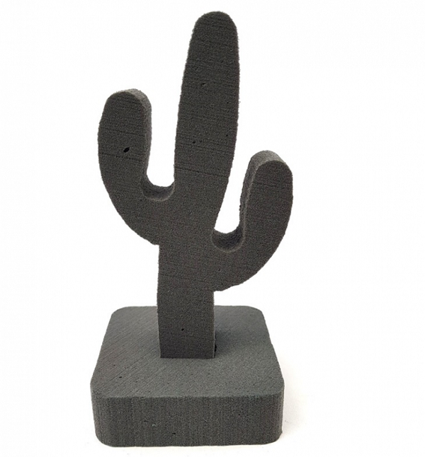 OASIS MINI CACTUS 16X8X8CM. 4PZ. NERO