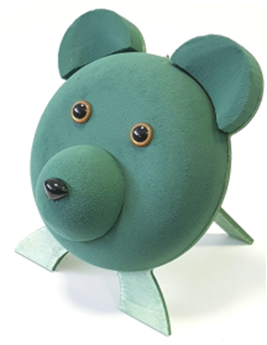 OASIS BIOL.TEDDY FACE 30X23X12CM.