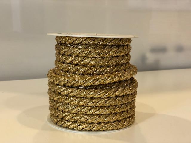 CORDONE METALL. 10MM.10MT.ORO