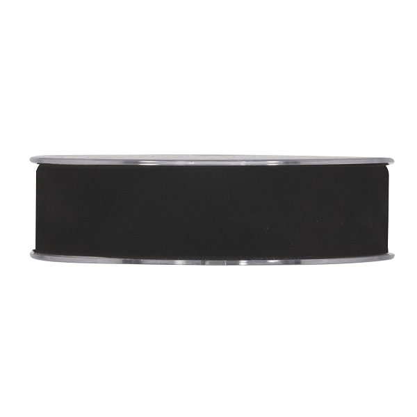 NASTRO DOUBLE VELVET 25MM 7MT. BLACK