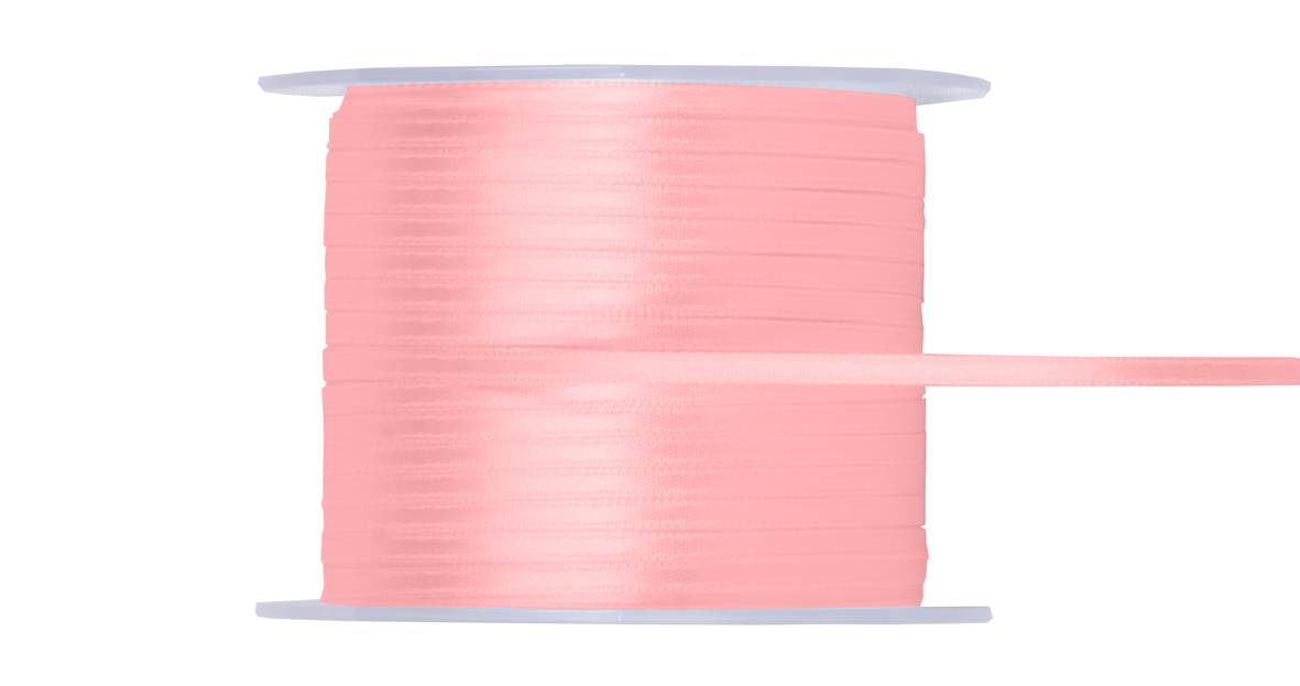 DOPPIO RASO 3MM. 100MT. ROSA CHIARO