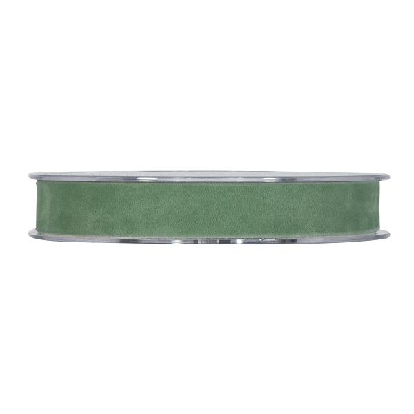 NASTRO DOUBLE VELVET 15MM. 7MT. COBALT GREEN