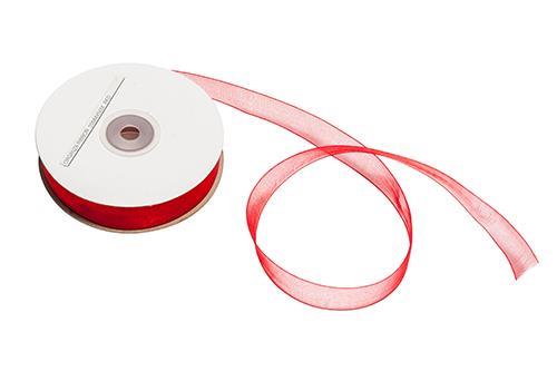 NASTRO ORGANDY 10MM. 50MT. 6PZ. RED
