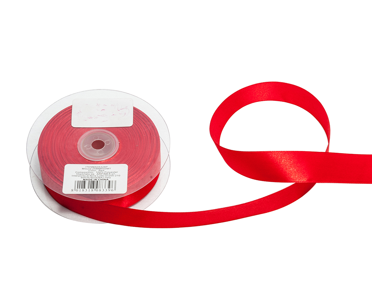 DOPPIO RASO CIN. 38MMX50MT ROSSO