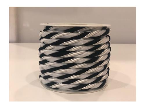CORDONE C/MET.5MM.15MT. NERO