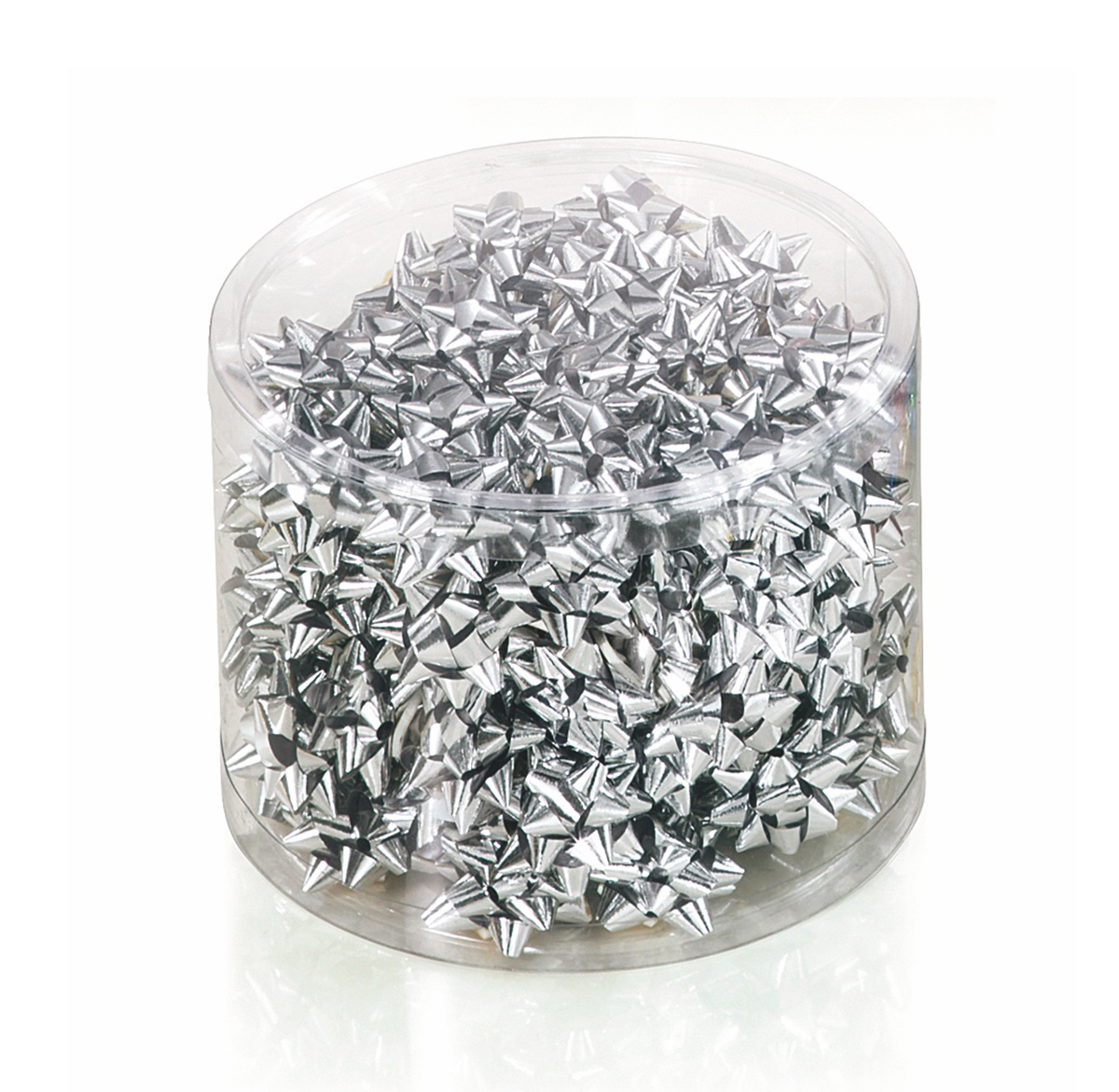 STELLE 5MM.100PZ. SC/PVC ARGENTO