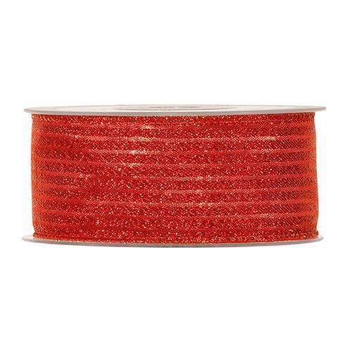 NASTRO BRIGHT STRIPES 40MM. 15MT. RED