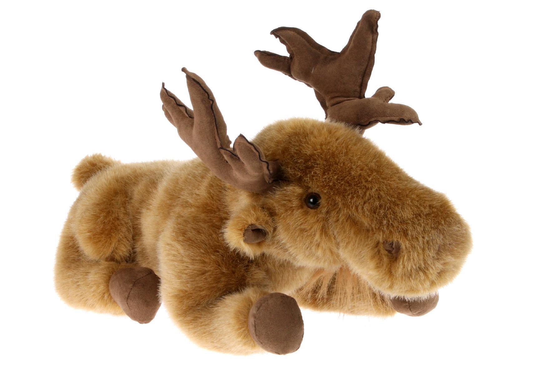 ALCE PELUCHE DISTESO L37 H24CM. --NETTO--------