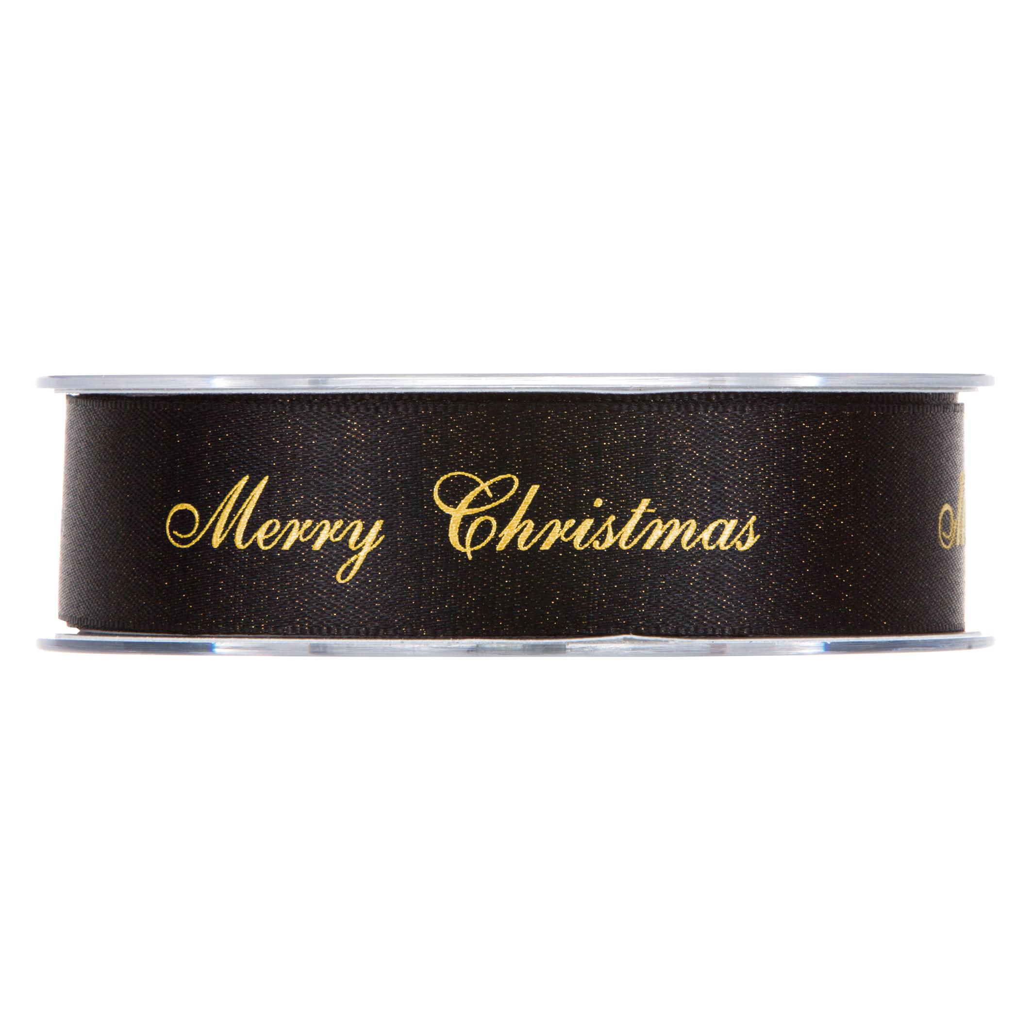 NASTRO FREDERIK MERRY CHR. 25MM.25MT. NERO